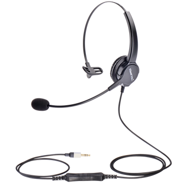 北恩（HION）FOR630C 呼叫X话务员耳麦在线培训企业办公降噪耳机-圆孔单插头(B6.4)
