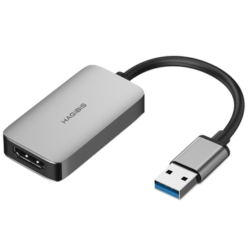 海备思USB3.0转HDMI转换器VGA转接头投影仪接口笔记本外置显卡电脑连接电视高清同屏线视频扩展 USB3.0转HDMI