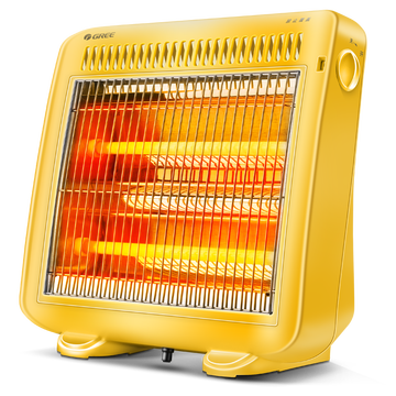格力（GREE）取暖器小太阳家用电暖器 电暖气 办公室学生宿舍桌下取暖器 浴室烤火炉 台式取暖器 NST-X608（橙色）