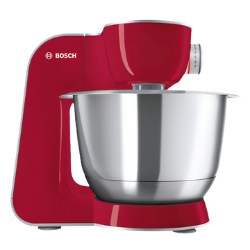 博世（Bosch）欧洲进口厨师机家用和面机面条机打蛋器多功能搅拌料理机 达人系列 蔓越莓红