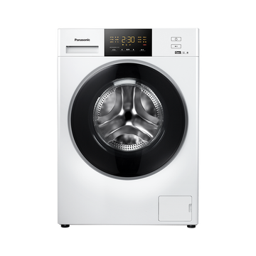 松下(Panasonic)洗衣机滚筒全自动 10公斤大容量洗烘一体 高温除 双极除螨 智能烘干防皱 XQG100-EGS3Q