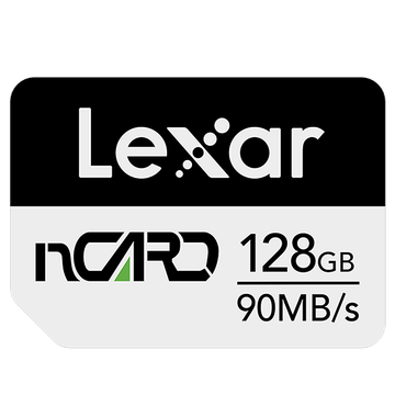 Lexar雷克沙华为nm存储卡华为手机NM内存卡P30P40mate20mate30ProNova5 NM储存卡128G  nCARD