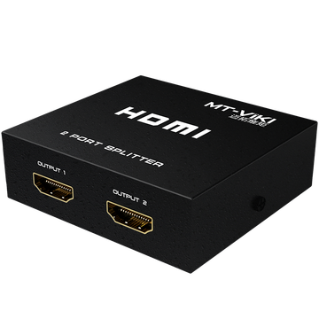 迈拓维矩（MT-viki）HDMI分配器 一分二 电脑显示器分屏器 高清视频 1进2出  一进二出 MT-SP102M